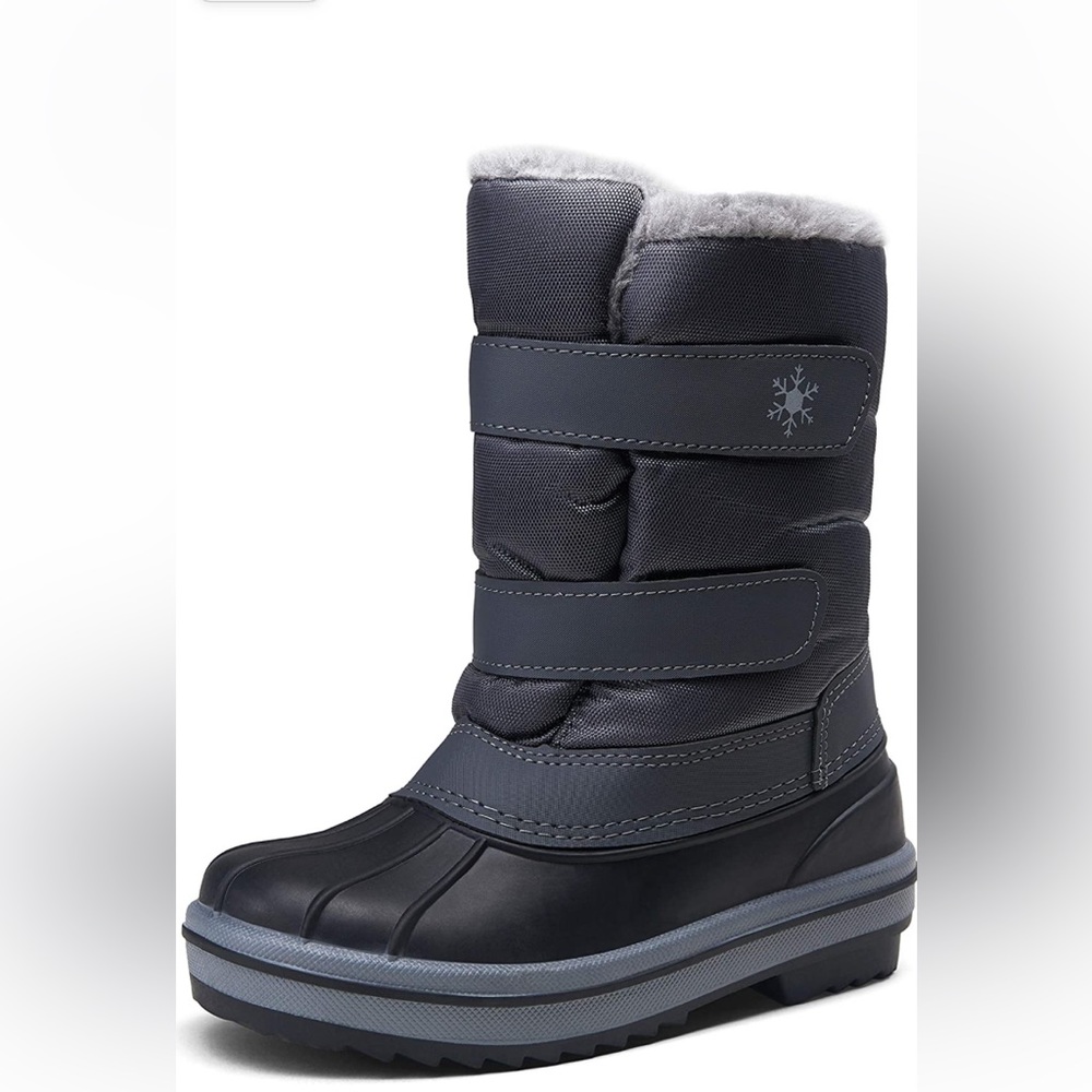 Vepose Winter Boots Classic Waterproof Snow Outdoor Non-Slip Size 3
